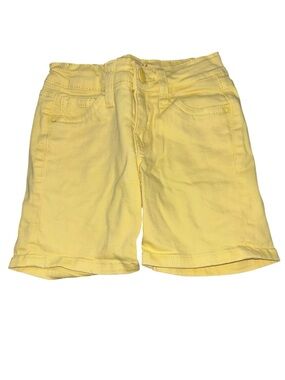 Studio V by Vigoss Kids Yellow Denim Bermuda Shorts - Size 6